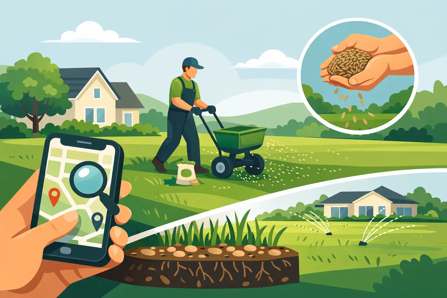 Finding Lawn Seeding Services Near Me