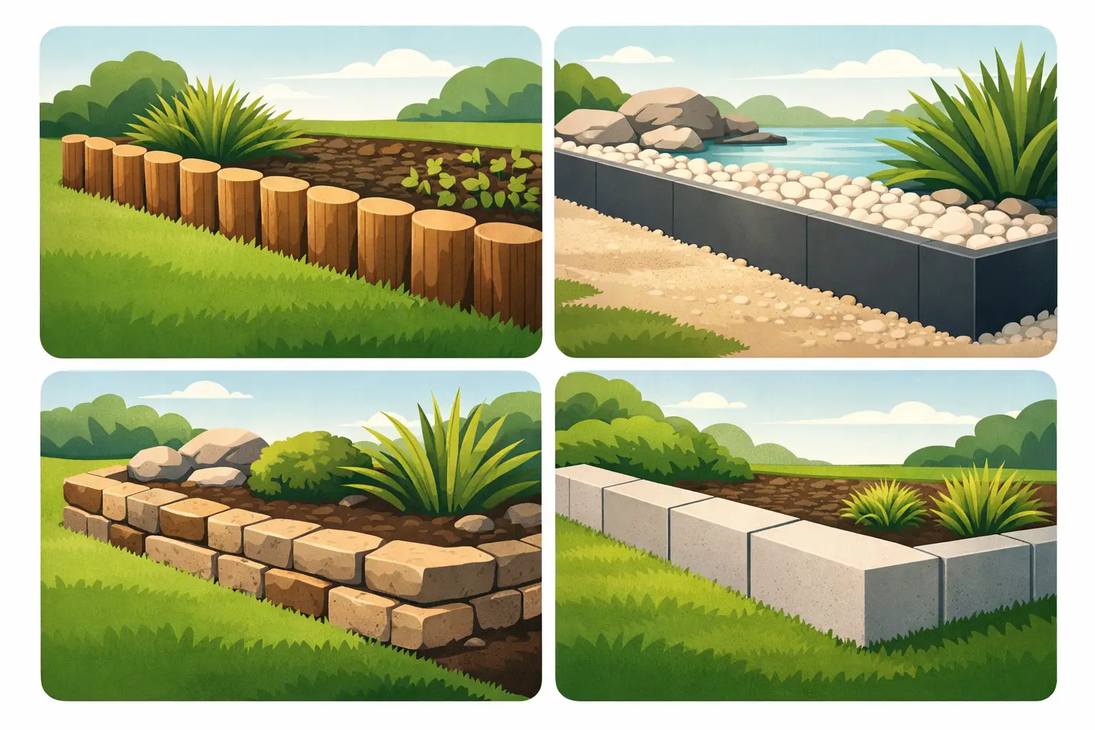 Best Materials for Garden Edging