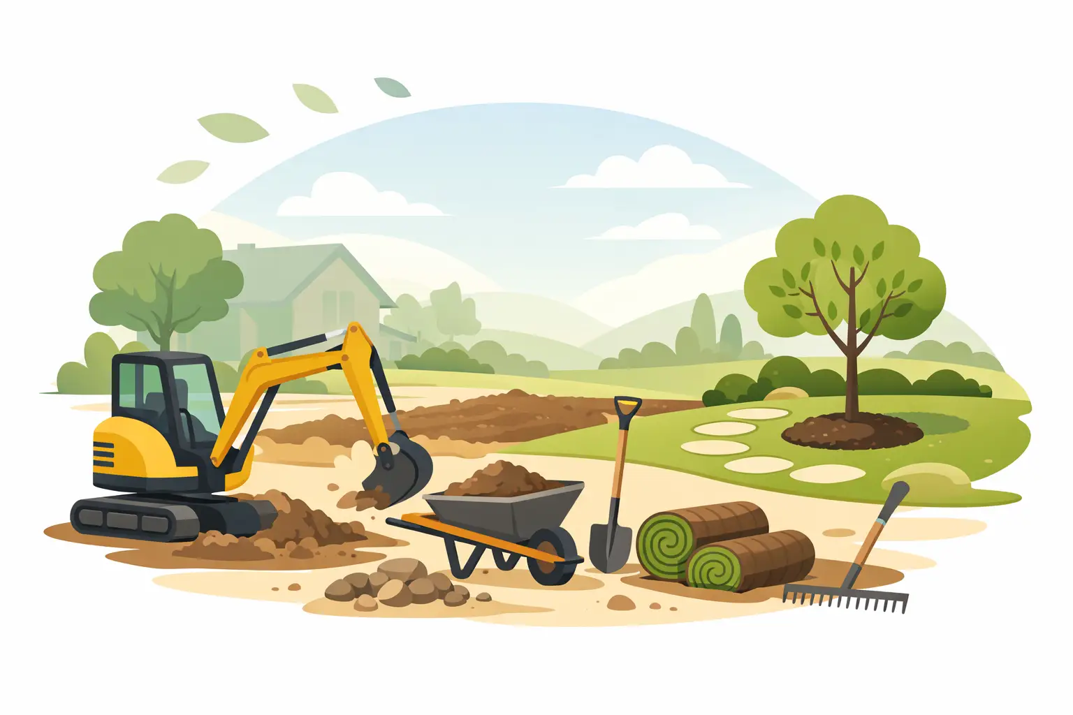 How to Prepare Ground for Landscaping