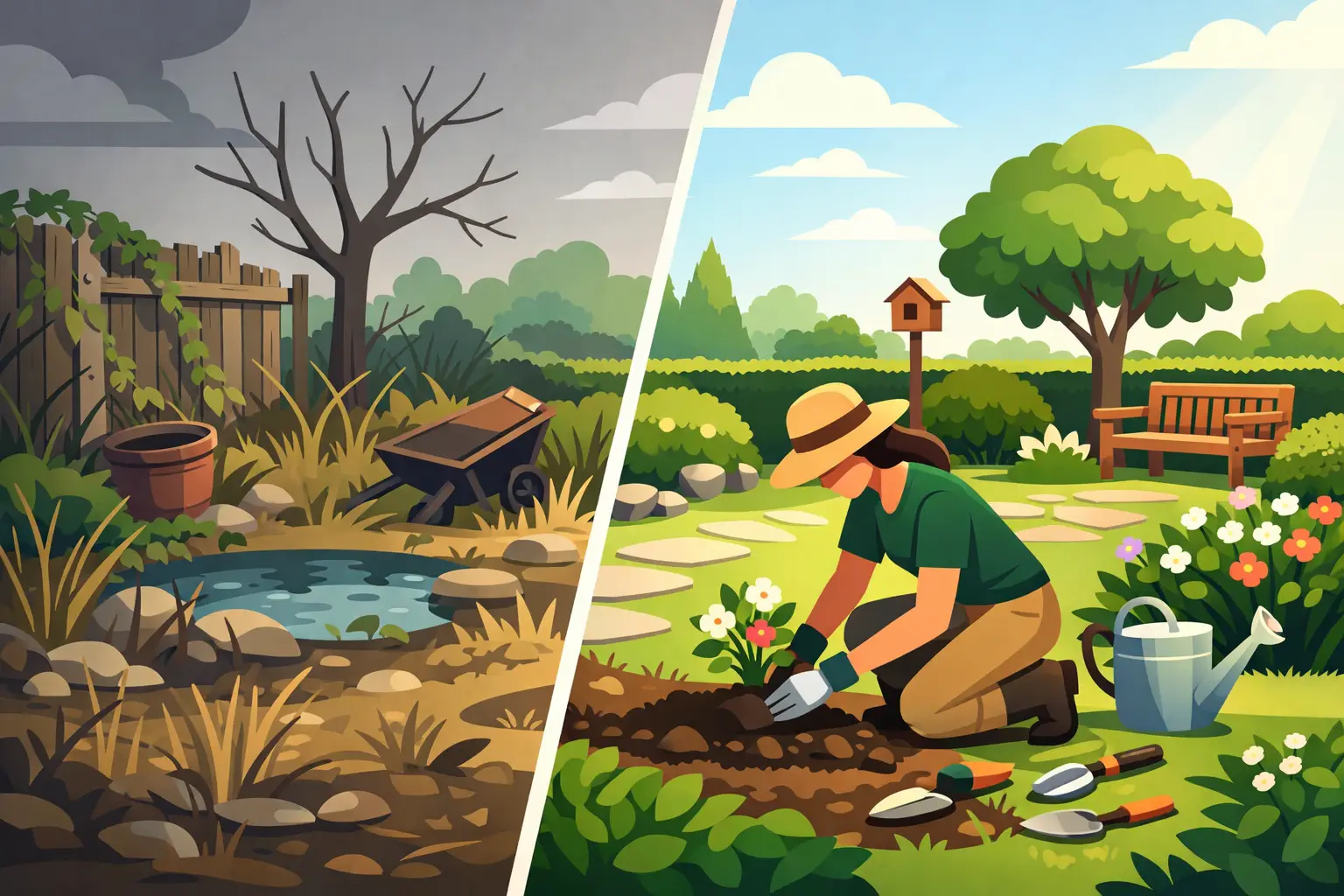 How to Restore Neglected Gardens Properly