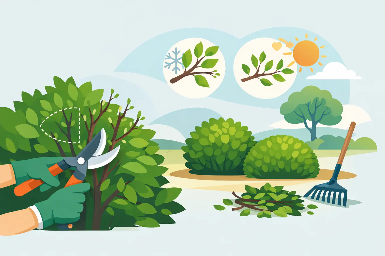 When Should Shrubs Be Pruned for Healthy Growth?