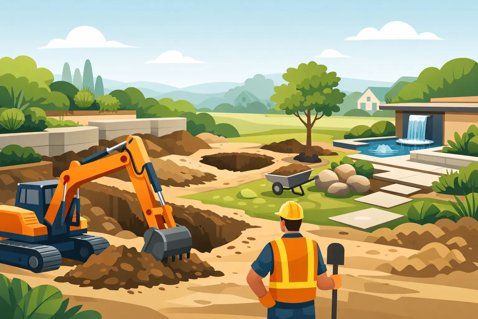 Excavation for Landscaping Projects That Last