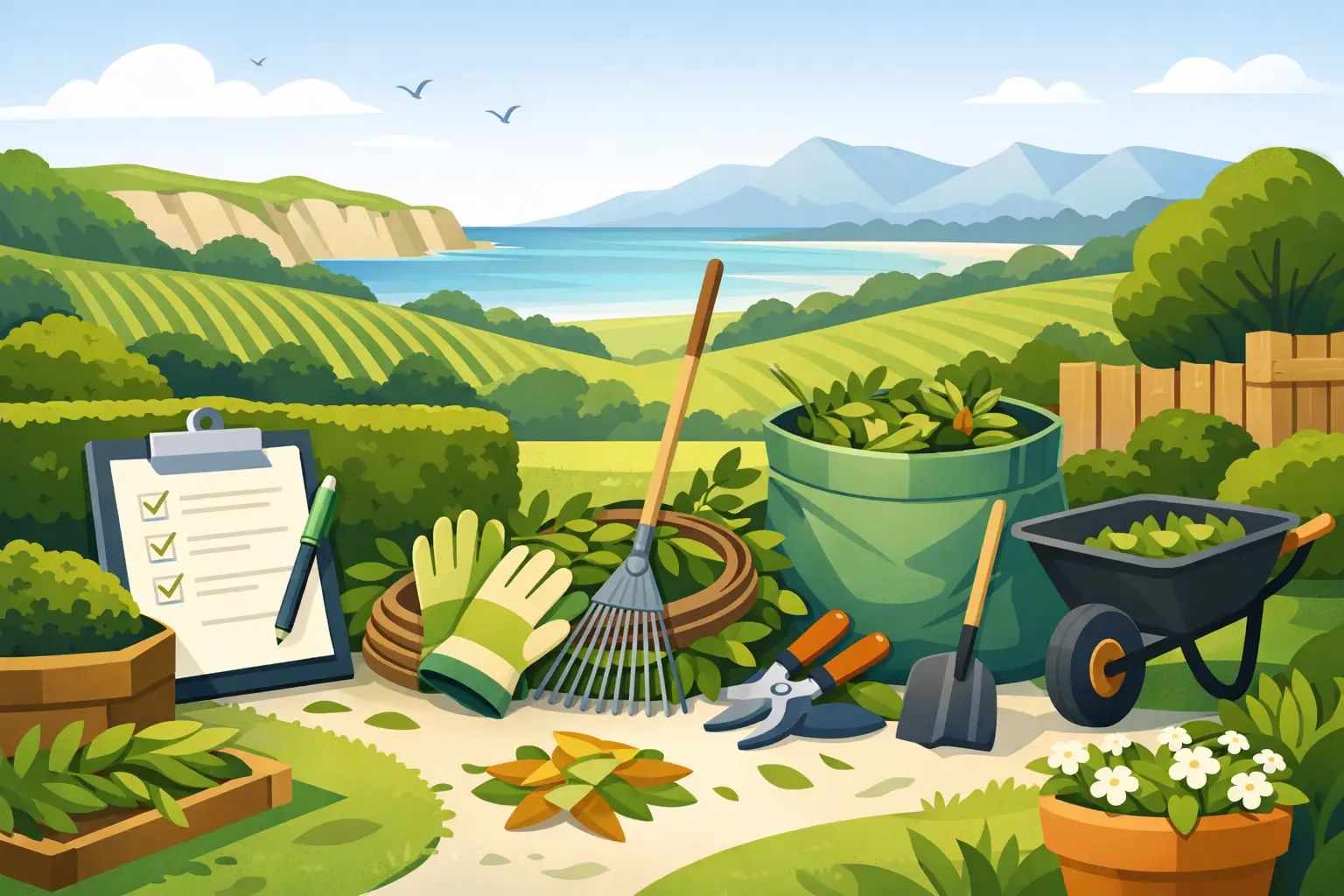 Garden Cleanup Checklist for a Tidy Hawke's Bay Yard