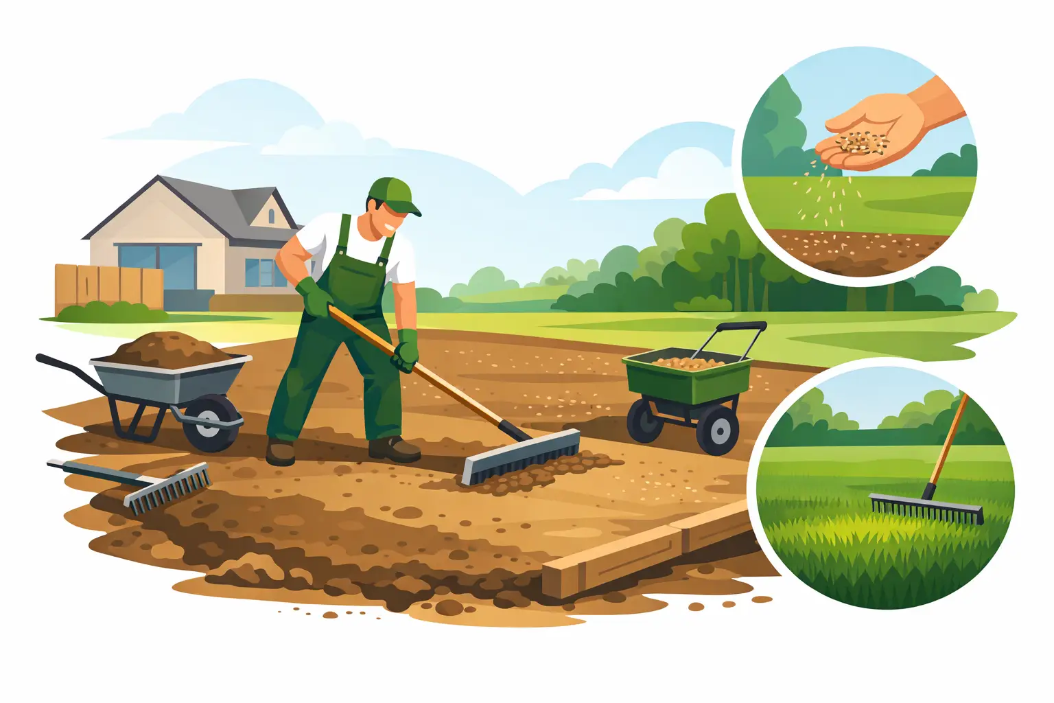 Yard Levelling Before Seeding Done Right